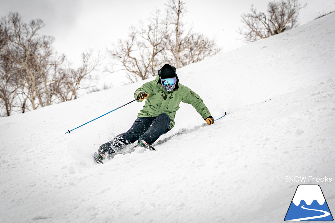 サッポロテイネ｜今シーズンは春セッション！プロスキーヤー・谷藤昌司さんと滑る１日。まさかのパウダー？！